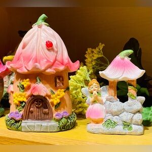 Fairy Cottage & Praying Angel 💕